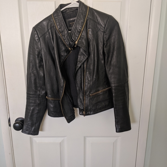 Zara Jackets & Blazers - Zara faux leather jacket with gold hardware Zara Jackets & Blazers - Zara faux leather jacket with gold hardware